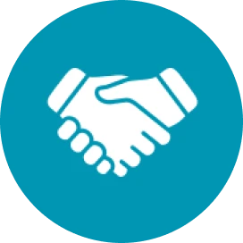 Business partnership symbol